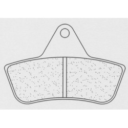 Přední brzdové destičky CL-Brakes ATV ARCTIC CAT Cat 400 4x4 1998-2004 směs ATV1