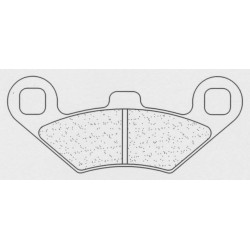 Přední brzdové destičky CL-Brakes ATV POLARIS Trail Boss 250 2x4 1991-1993 směs ATV1