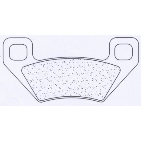 Přední brzdové destičky CL-Brakes ATV ARCTIC CAT Cat Diesel 700 2007-2012 směs ATV1