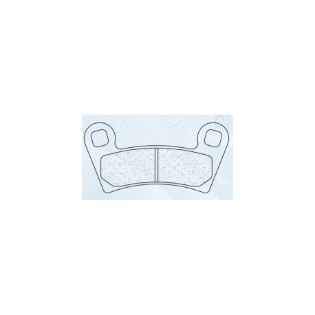 Přední brzdové destičky CL-Brakes ATV POLARIS Outlaw 450 2008-2010 směs ATV1