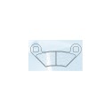 Přední brzdové destičky CL-Brakes ATV POLARIS Sportsman XP 850 2009-2010 směs ATV1