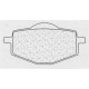 Vorne bremsbeläge CL-Brakes YAMAHA XC 125 Cygnus (X) 1995-2003 typ MSC