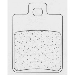 Přední brzdové destičky CL-Brakes PIAGGIO/VESPA Zip 125 2000-2003 směs MSC