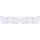 Přední brzdové destičky CL-Brakes HONDA SW-T400 2009-2011 směs MSC