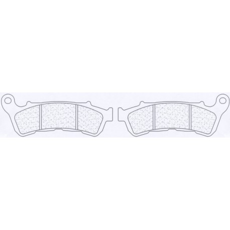 Přední brzdové destičky CL-Brakes HONDA SW-T400 2009-2011 směs MSC