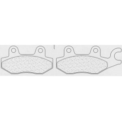Přední brzdové destičky CL-Brakes SUZUKI AN 400 Burgman 2007-2016 směs MSC