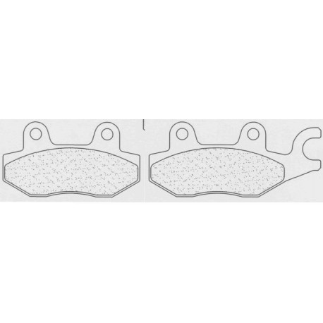 Přední brzdové destičky CL-Brakes SUZUKI AN 400 Burgman 2007-2016 směs MSC
