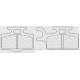 Přední brzdové destičky CL-Brakes KAWASAKI KX 65 2000-2016 směs MX10