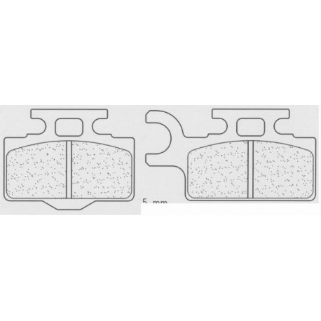 Vorne bremsbeläge CL-Brakes SUZUKI RM 65 2003-2005 typ MX10