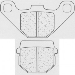 Přední brzdové destičky CL-Brakes ATV LINHAI Bighorn 2008-2015 směs MX10