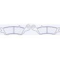 Vorne bremsbeläge CL-Brakes YAMAHA YZ 125 2008-2015 typ MX10