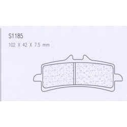 Přední brzdové destičky CL-Brakes DUCATI Diavel 2011-2016 směs XBK5