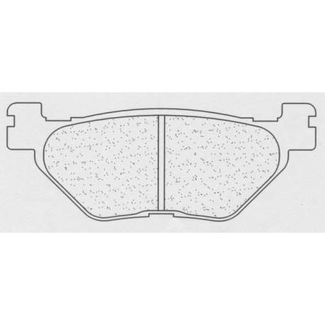 Zadní brzdové destičky CL-Brakes YAMAHA FJR 1300 2001-2011 směs RX3