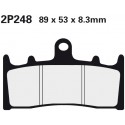 Přední brzdové destičky Nissin Suzuki GSX-R 1300 Hayabusa 1999 - 2007 směs ST