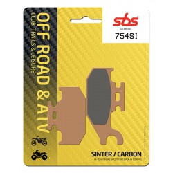 Front brake pads SBS Can-Am  650 Outlander XT Left/Rear 2007 - 2012 směs SI