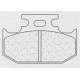 Zadní brzdové destičky CL-Brakes YAMAHA XT 225 1993-1998 směs RX3