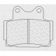 Zadní brzdové destičky CL-Brakes YAMAHA TZR 125 1989-2000 směs RX3