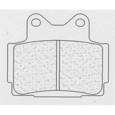 Zadní brzdové destičky CL-Brakes YAMAHA TZR 125 1989-2000 směs RX3