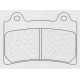 Zadní brzdové destičky CL-Brakes YAMAHA XVZ 1300 TF Royal Star Venture 1999-2003 směs RX3