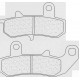 Zadné brzdové doštičky / obloženie CL-Brakes SUZUKI DR 600 R 1989-1991 směs RX3