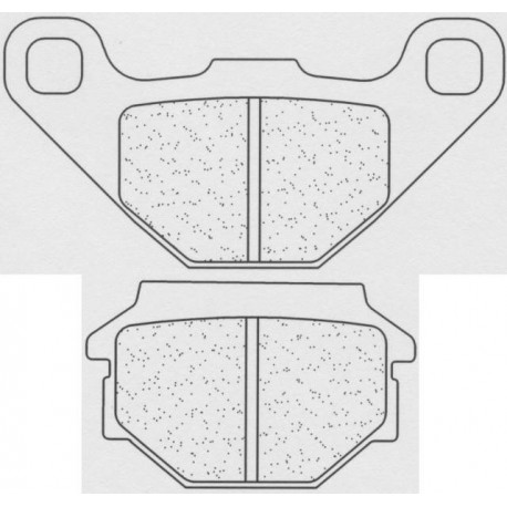 Rear brake pads CL-Brakes BUELL M2 1200 Cyclone 1998-2002 type RX3