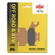 Přední brzdové destičky SBS Can-Am  400 Outlander MAX STD Right 2007 - 2013 směs SI