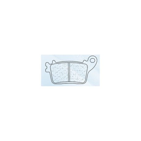 Zadní brzdové destičky CL-Brakes HONDA CBR 600 F 2011-2014 směs RX3