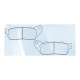 Zadné brzdové doštičky / obloženie CL-Brakes HONDA VFR 800 (ABS) 2011-2015 směs RX3