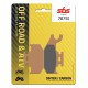 Front brake pads SBS Can-Am  650 Outlander MAX XT Right 2007 - 2012 směs SI
