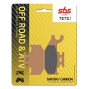 Front brake pads SBS Can-Am  800 Outlander MAX LTD Right 07 - 11 2007 - 2011 směs SI