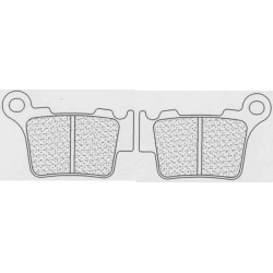 Zadní brzdové destičky CL-Brakes KTM SX 125 2004-2016 směs X59