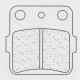 Zadní brzdové destičky CL-Brakes KAWASAKI KX 85 2001-2013 směs X59