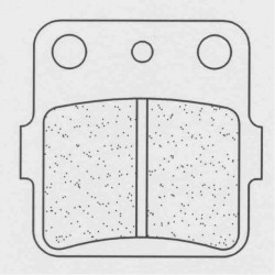 Zadní brzdové destičky CL-Brakes SUZUKI RM 125 1988-1988 směs X59