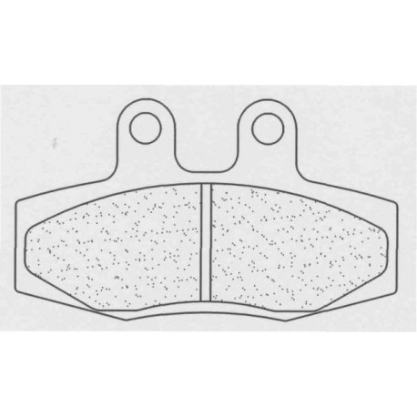 Bremsbeläge hinten CL-Brakes KTM EXC 300 1990-1990 typ X59