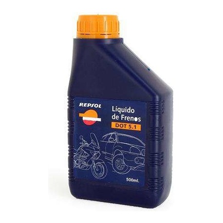 Brake fluid Repsol Moto Brake Fluid DOT 5.1 0,5 L