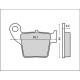 Hinten bremsbeläge Brenta Honda CR 125 R 2002-2007 Sinter