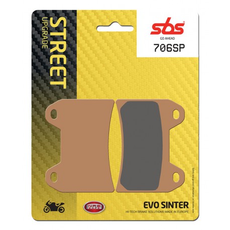 Front brake pads SBS KTM  1090 Super Adventure R 2017 - 2019 směs SP
