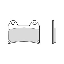 Přední brzdové destičky Brembo Norton 961 COMMANDO SE 2010 - 2011 směs LA