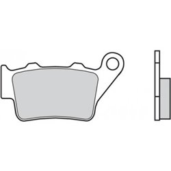 Zadní brzdové destičky Brembo VOR 530 MX 2002 -  směs 58