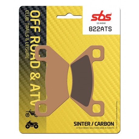 Rear brake pads SBS Arctic Cat  1000 Wildcat X SE 2017 type ATS