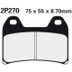 Vorne bremsbeläge Nissin Aprilia RSV 1000 Tuono V4 R 2011 - 2013 typ ST