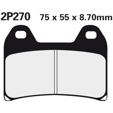 Vorne bremsbeläge Nissin Aprilia RSV 1000 Tuono V4 R 2011 - 2013 typ ST