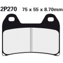 Vorne bremsbeläge Nissin Aprilia RSV 1000 Tuono V4 R 2011 - 2013 typ ST