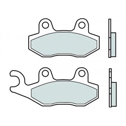 Zadní brzdové destičky Brembo Triumph 900 BONNEVILLE T100 2009 - 2016 směs SX