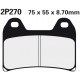 Front brake pads Nissin Ducati 1000 Supersport DS 2003 -  type ST
