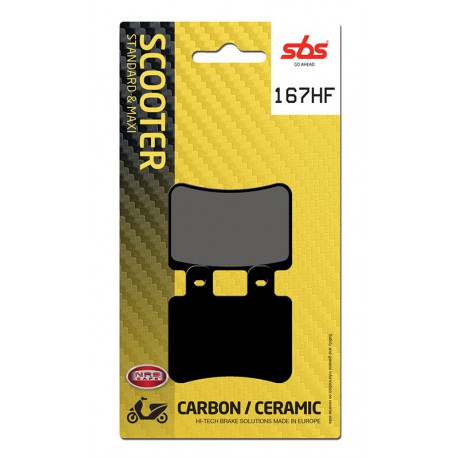 Zadní brzdové destičky SBS Derbi  50 Senda DRD Pro SM 2005 - 2011 směs HF