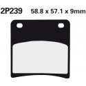 Přední brzdové destičky Nissin Suzuki GSX 1100 FJ-FK 1988 - 1989 směs NS