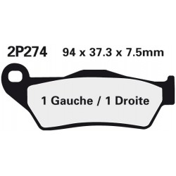 Front brake pads Nissin BMW G 450 X 2008 -  type ST