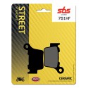Rear brake pads SBS Husqvarna STR 650 CRC 2007 type HF
