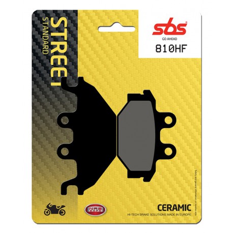 Rear brake pads SBS SYM SN 250 Ni Wolf 2014 - 2015 type HF
